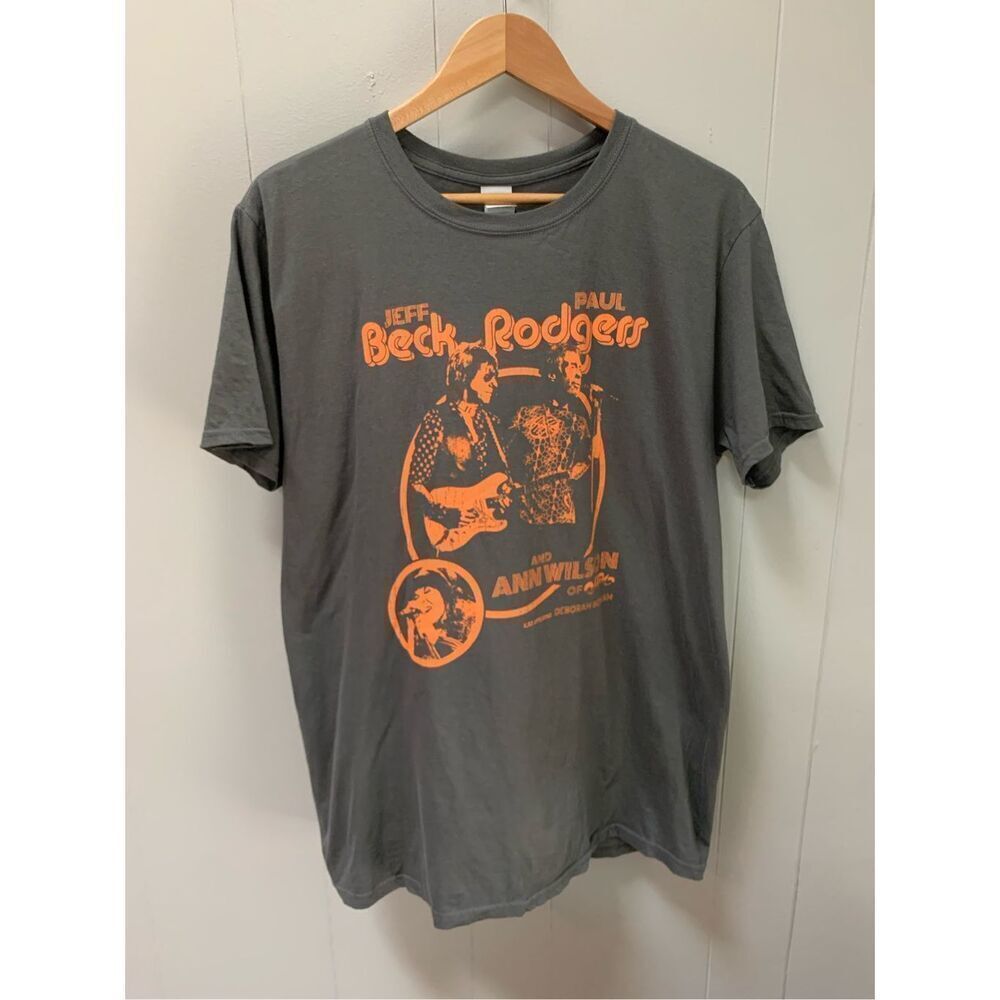 Jeff Beck, Paul Rodgers & Ann Wilson 2018 Stars Align Tour Tee Large